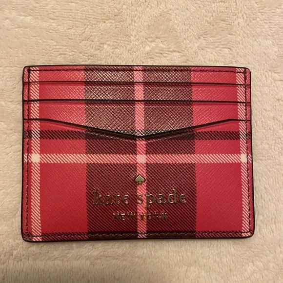 NWOT Kate Spade Leila Plaid Crossbody & CC Wallet - Picture 11 of 14